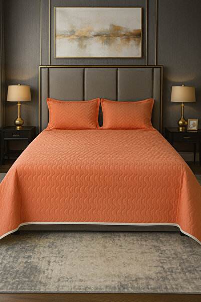 LaraLisa Double Size 2Pcs 50X70 cm Oxford Pillowcase Double-Sided 220X240 cm Bedspread Set