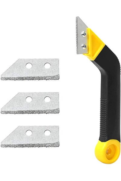 ELECDON سكين إزالة الجص - منشار جص البلاط مع 3 شفرات بديلة