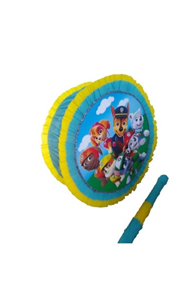 HappyHit Pinata rotundă Patrula Cățelușilor cu bâtă – lucrată manual în România