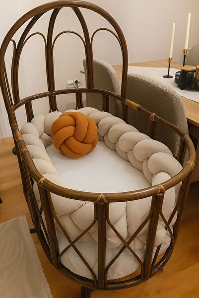 düğüm yastık 240 cm 3 Knit Beige Color