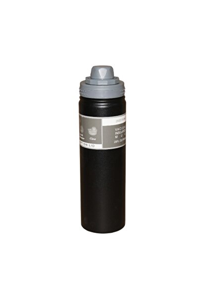 WDA Way Lid Stainless Steel Water Bottle – Leak Proof Sports Bottle (Black & Grey)