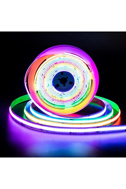 LEDIGANT Bandă LED COB 12V, RGB, COB 2880, 576 LED/m, Interior IP20, 10mm, Ro...