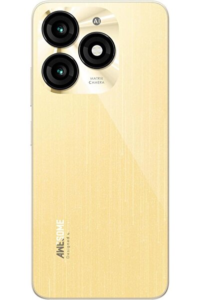 İtel A70 - Up to 12GB RAM, 256GB Storage, 5000mAh, Brilliant Gold