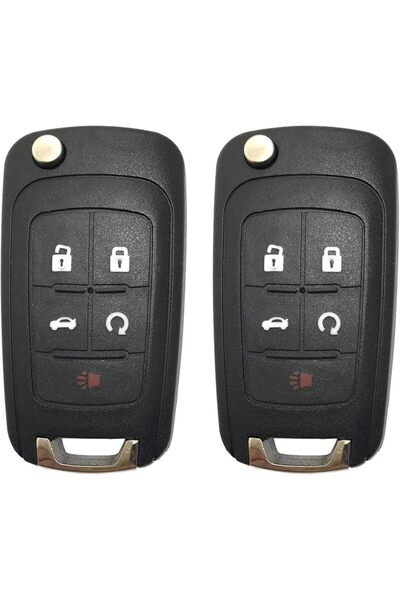 Generic 5 Buttons Replacement Key Fob Cover fit for Chevy Malibu Camaro Cruze...