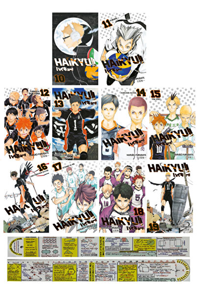 Gerekli Şeyler Yayıncılık Haikyu 10-11-12-13-14-15-16-17-18-19. Ciltler Manga...