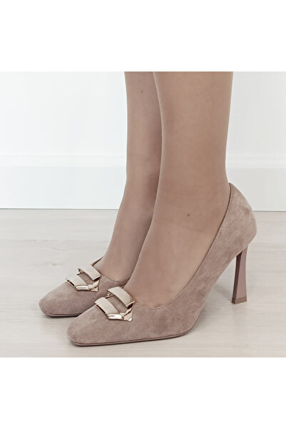 SOFILINE Light brown shoes with comfortable heel and brooch B-1747 01