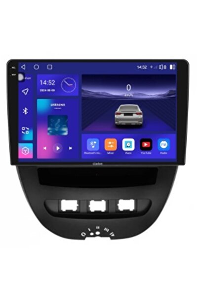 Clarion Android Navigation for Citroen C1 (2005-2014) - 8GB RAM, 256GB, 8-core, 10" QLED