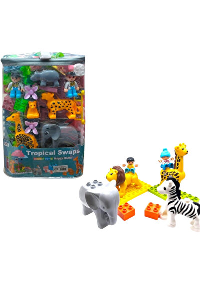 Toybox Jungle Blocks - Zoo Blocks - Animal Blocks - Kids Learning Blocks About Jungle & Animals
