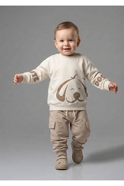 ciciben Baby Boy Cute Dog Printed Top and Bottom Set