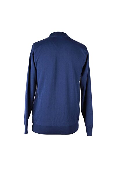 trender Half Fisherman Men's Indigo Men's Sweater Ysn02