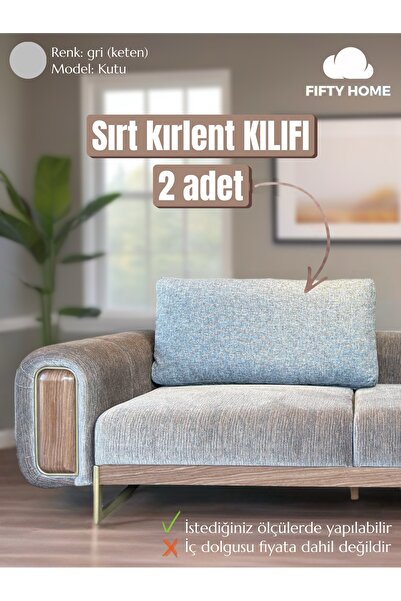 Fifty Home 2 ШТ. Великі чохли для спинки - чохли для подушок спинки на блиска...