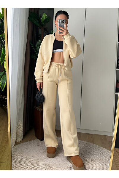 YAKAMEL Γυναικείο casual σετ bomber