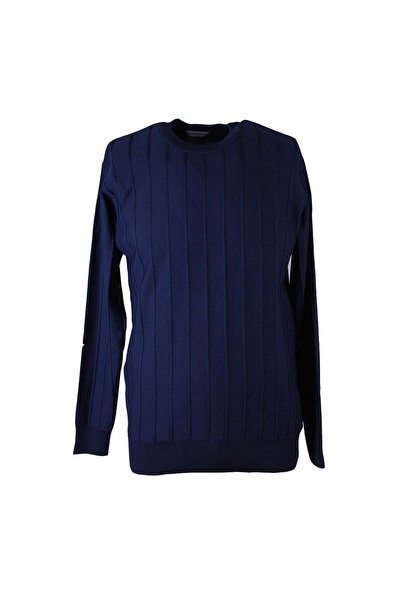 trender 26Kss3000107 Navy Blue Men's Sweater 1006