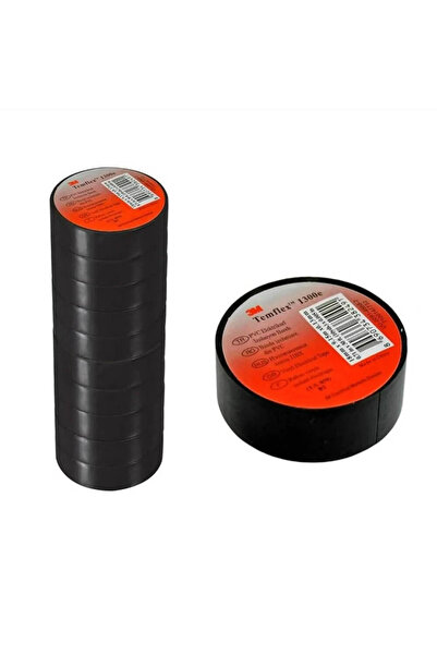 BURSA BANT 3m Temflex 1300E Pvc Bant Izole Bant 10 Adet