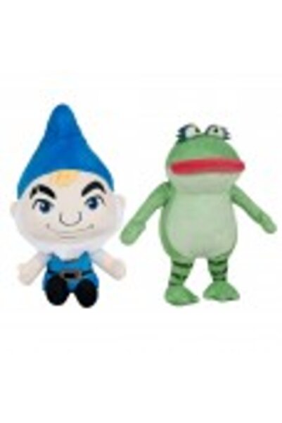 Play By Play Set of 2 Plush Toys - Gnomeo 32 cm & Nanette 29 cm (Sherlock Gnomes)