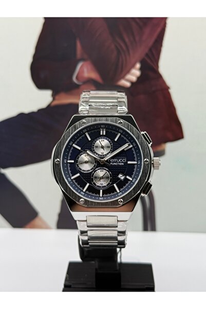 Ferrucci Silver Sports Wristwatch 3 Atm Waterproof 2 Years Warranty