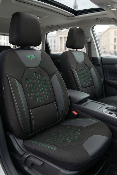 Panda Kılıf Panda Vibe Series Linen Fabric Car Seat Cover - Full Set