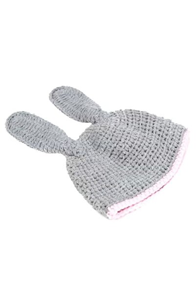 Generic Crocheted bunny-shaped baby photoshoot outfit