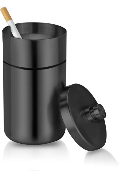 Generic منفضة سجائر للسيارة من سي جي إيه بلس مع غطاء - مصنوعة من الفولاذ المق...