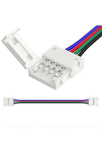 LEDIGANT Conector Banda LED RGB 10mm 5050, 4 Fire