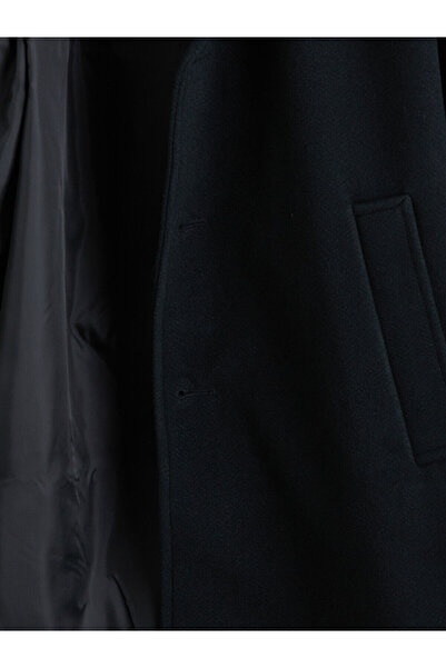 LC Waikiki Standard Fit Jacket Collar Men's Stamp Coat