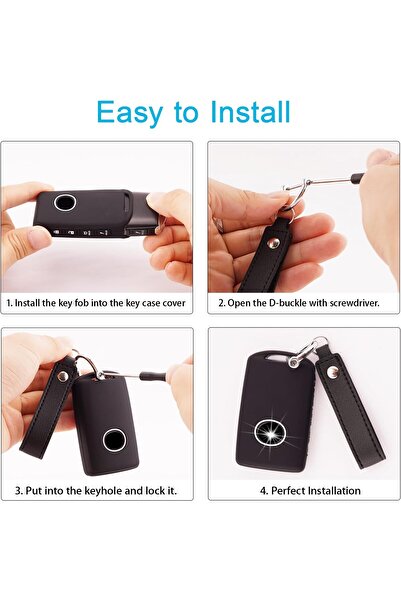 Generic Koaudb Silicone Key Fob Cover Compatible with 2019-2025 Mazda 4 Buttons - 2 Pack