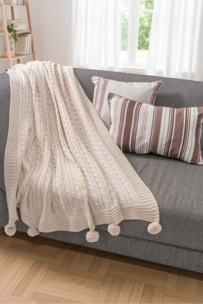 BELENAY Lunera Knitwear Tv Blanket 130X170