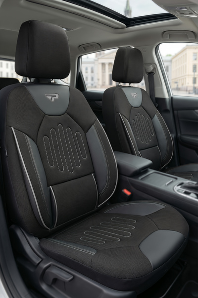 Panda Kılıf Panda Vibe Series Linen Fabric Car Seat Cover - Full Set