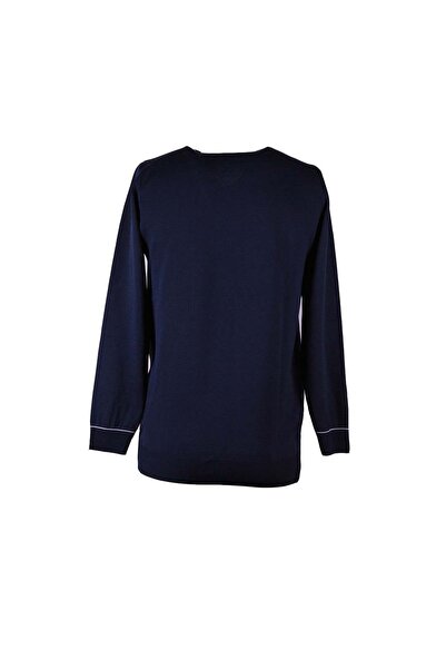trender 26Kss3000122 Navy Blue Men's Sweater 1017