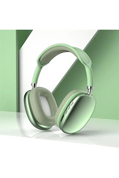 Generic High Quality P9 Bluetooth Over-Ear Headphones, Ultra wireless headphones with microphone (Green)