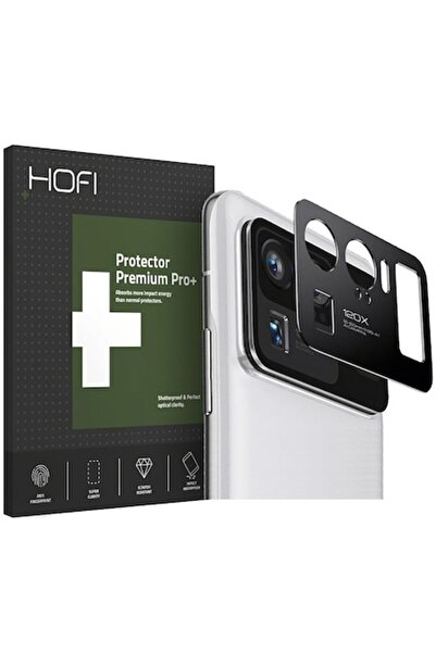 HOFI Rear Camera Protective Frame for Xiaomi Mi 11 Ultra, Stainless Steel, Black