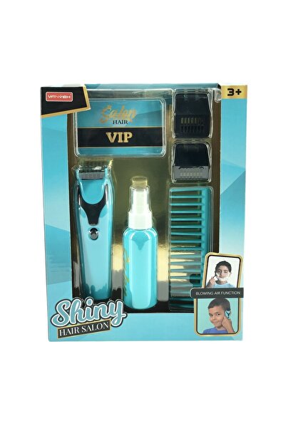 Toybox Barber Shop Pretend Play Set Beauty Hair Salon Toy Kit with Realistic Hair Clipper For Boys