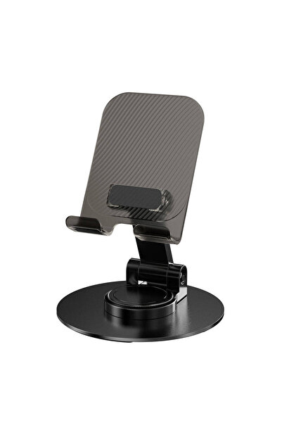 Mobilvio 360° Döner Ayarlı Katlanabilir Karbon Çelik Telefon Tablet Standı Ma...
