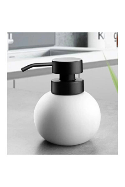GÖNÜL MUTFAK Gönül GNL3115 Stoneware Beyaz Seramik Sıvı Sabunluk 500 ml