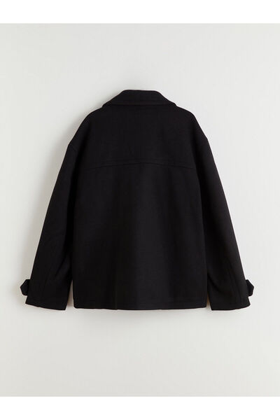 LC Waikiki Double-Breasted Collared Men's Cashmere Coat