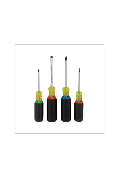 Dewalt DWHT66416 Vinyl Grip Screwdriver Set with Square Drive, 4 Piece
