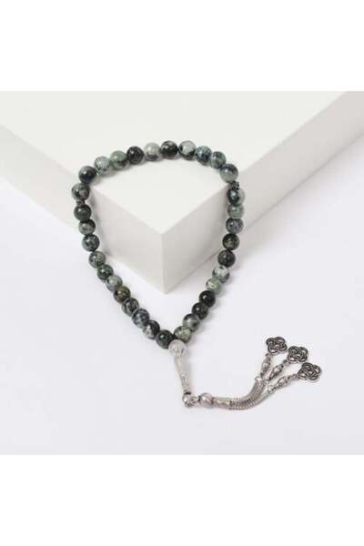 GHOST ROSE Luxury Stone Misbaha (Prayer Beads)