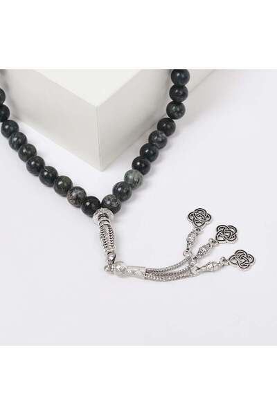 GHOST ROSE Luxury Natural Stone Tasbih (Prayer Beads)