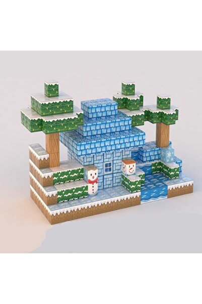 SHANTOU Set cuburi de constructie magnetice, 108 piese