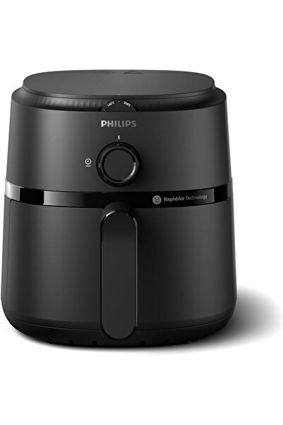 Philips AirFryer Mini Air Fryer - 3.2 Liters, 1300W, 12 Cooking Methods, Rapid Air Technology, Black
