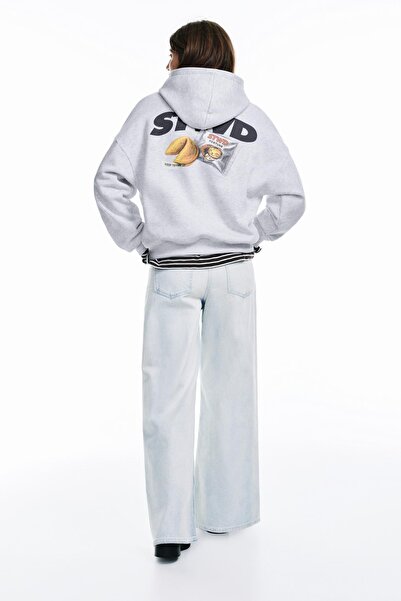 Pull & Bear STWD fortune cookie hoodie