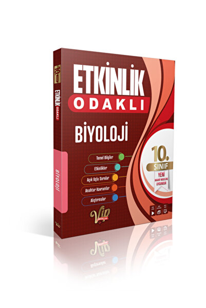 vip yayınları VİP 10. Sınıf Etkinlik Odaklı Biyoloji Konu Anlatım