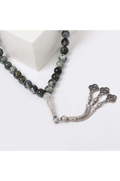 GHOST ROSE Luxury Stone Misbaha (Prayer Beads)