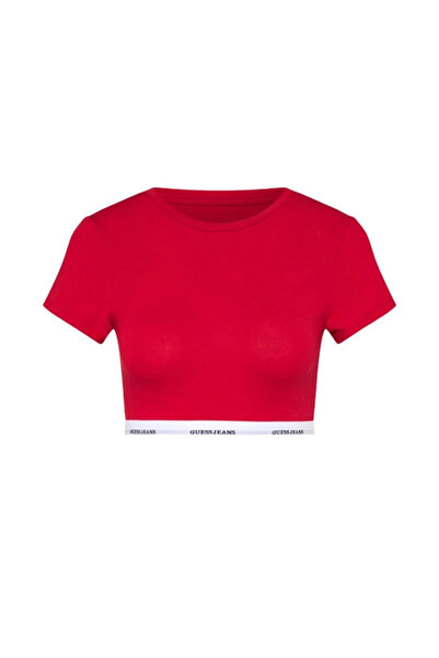 Guess Jeans Women Red Modal Blended Bralet W5Yz02Kbbu1-G585