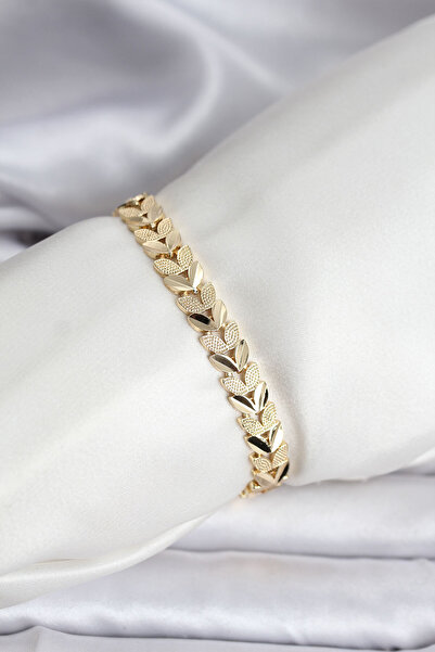 Clariss 14K Gold Kaplama Başak Model Kadın Bileklik