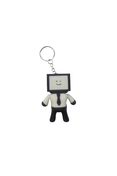 IMALDI PRO 3D Keychain Titan TV Man - Inspired by Roblox and Skibidi Toilet, ...