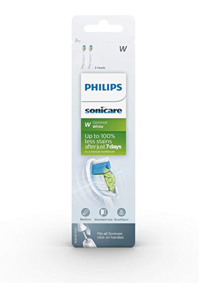 Philips Sonicare DiamondClean Replacement Brush Head Std White HX6062/67