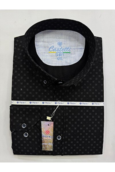 Castelli Printed Stretch Fabric Large Size New Season Men's Shirt