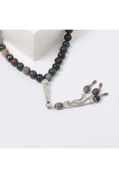 GHOST ROSE Luxury Natural Stone Tasbih (Prayer Beads)