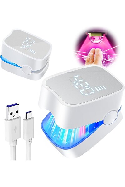 TERRIFI جهاز علاج فطريات الأظافر، قابل لإعادة الشحن، يعمل بالأشعة تحت الحمراء...